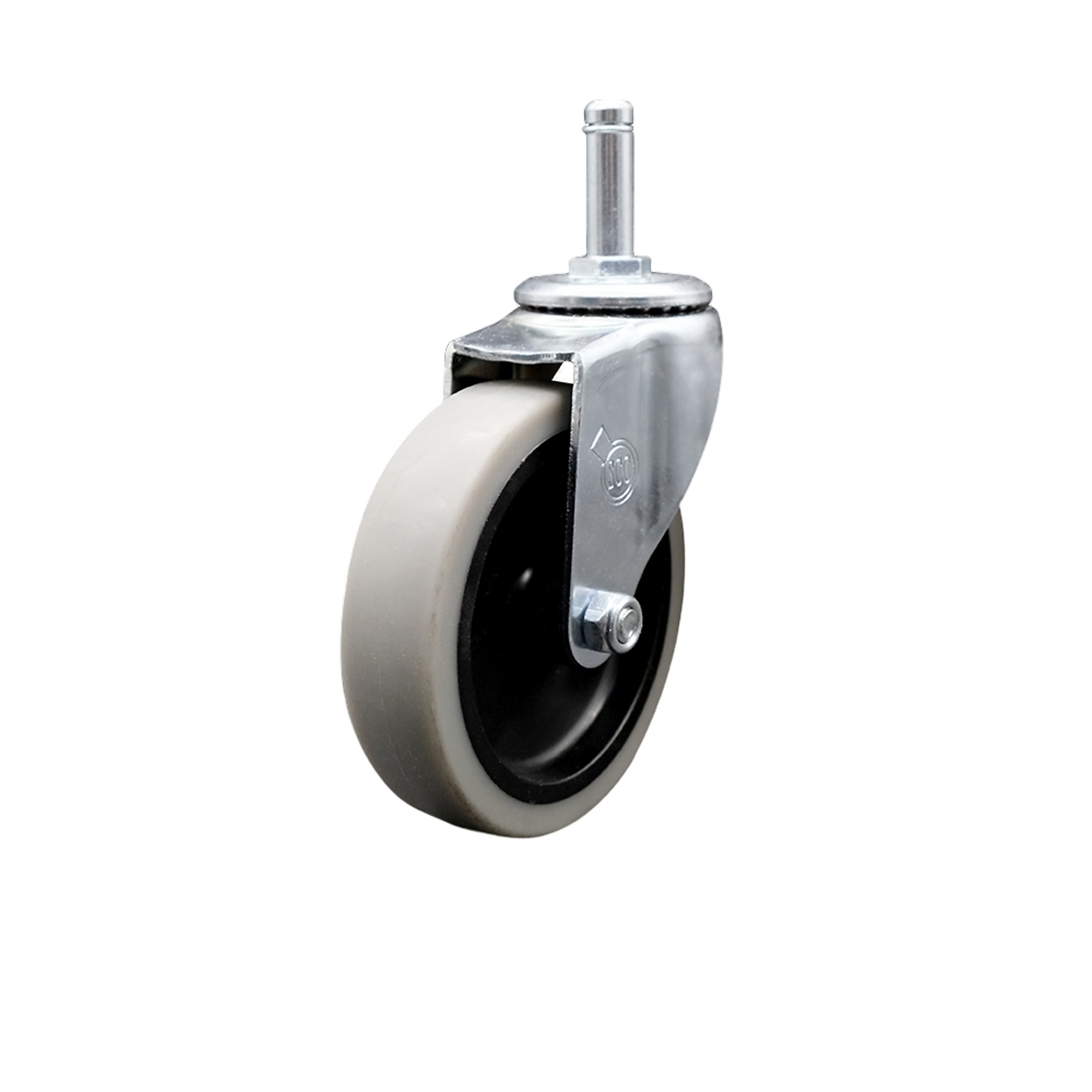Service Caster, 4in. x 1in. Stem Caster, Wheel Diameter 4 in, Caster Type Swivel, Package (qty.) 1, Model# CHO-SCC-GR05S410-TPRS-716138